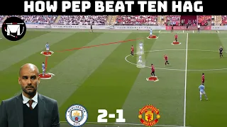 Tactical Analysis : Manchester City 2-1 Manchester United | One Step Closer |