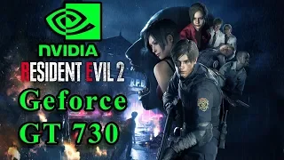Resident Evil 2 (2019) - GT 730 - Gameplay Test