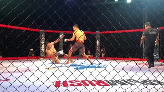 Amazing fake takedown to knock out punch