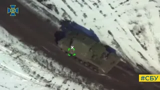 Дрон-камикадзе атакует ЗРК «ТОР М2» и «С-300ВМ».