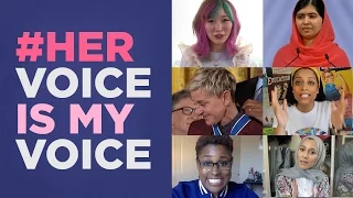 #HerVoiceIsMyVoice: Celebrate the Women Who Inspire Us Every Day