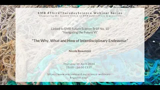 EMB Science Webinar - The Why, What and How of Interdisciplinary Endeavour