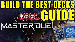 HOW TO: BUILD DECKS IN MASTER DUEL (GET THE BEST LISTS) - BEGINNER FRIENDLY