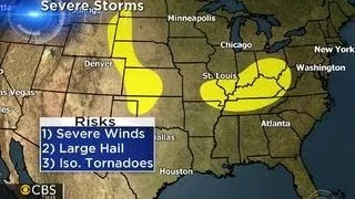 Storm threat: 30 million face risk of rain, hail and tornadoes