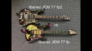 "Test Ultime : Ibanez Jem 77 FP vs Jem 77 FP2 – Sons et Designs Floraux Éblouissants !"