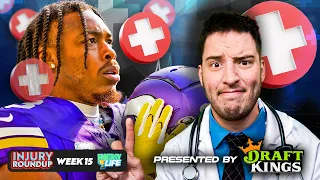 Week 15 NFL Injury Roundup | Key Updates for Fantasy Football