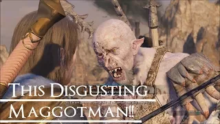 Shadow of War: Middle Earth™ Unique Orc Encounter & Quotes #30 THE URUK WHO LIKES MAGGOT!!