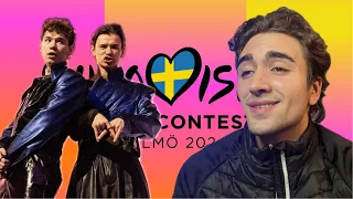 ITALIAN GUY REACTS TO MARCUS AND MARTINUS with " UNFORGETTABLE " | Eurovision 2024, Sweden's NS