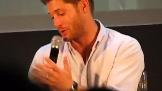 JIB3. Jensen talks about Castiel coat: - it is very ridiculous*)))