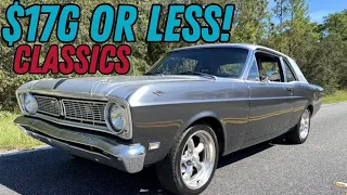 Classic Cars for Sale! Affordable Classic Car prices all $17,000 or Less and Drivable