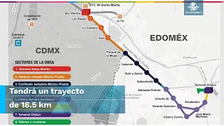 ¿Qué tiempo tardará en llegar a Chalco el Trolebús que saldrá del Metro Santa Marta?