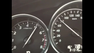Разгон до 100 км/ч на Mazda CX-5 2.5l 192hp 2014год