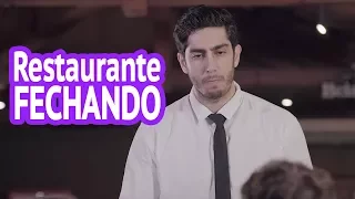 Restaurante Fechando - DESCONFINADOS