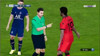 Psg vs Nice 0-1 | Extended Highlights | Ligue 1 | Psg Match Today | Pes 21 Gameplay