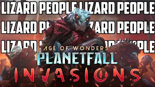 It was lizard people all along! - The Shakarn - Age of Wonders: Planetfall Invasions