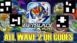 ALL QR CODES TURBO SWITCHSTRIKE WAVE 1 + RED REGULUS! BEYBLADE BURST TURBO  APP QR CODES 