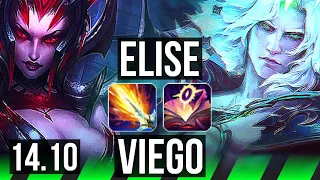 ELISE vs VIEGO (JGL) | 14/1/5, Legendary, 500+ games | EUW Diamond | 14.10