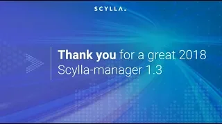 Customer Webinar - ScyllaDB Manager 1.3