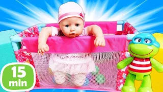 Vídeo com a Baby Born e a mamãe! História infantil com a boneca bebê