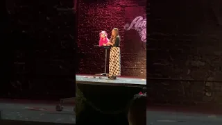 Brynn Cummings and her Christmas vent act