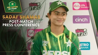 Sadaf Shamas Post-Match Press Conference | Pakistan Women vs England Women, 1st T20I