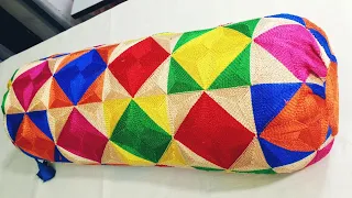 How To Make A Beaitiful Pillow Case || Pillow Cover Cutting And Stiching