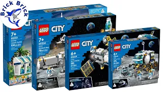 LEGO City Compilation Space Sets 2022 - Speed Build Review