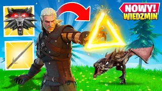 ZOSTAŁEM WIEDŹMINEM w Fortnite! Darmowe NAGRODY!