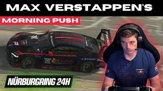 Max Verstappen | Fifth Stint in The Morning | iRacing Nurburgring 24 Hour 2024 | BMW M Team Redline