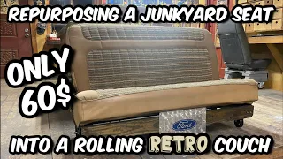 Repurposed & Upcycled - Ford  Bronco BenchSeat  Couch