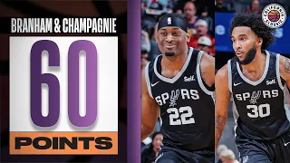 Malaki Branham (32 PTS) & Julian Champagnie (28 PTS) Combine for 60 Points In Spurs W!