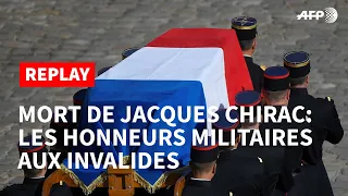 REPLAY - Mort de Jacques Chirac: les honneurs militaires aux invalides