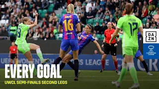 Every Goal From The Second Legs Of The 2021-22 UEFA Women's Champions League Semi-Finals