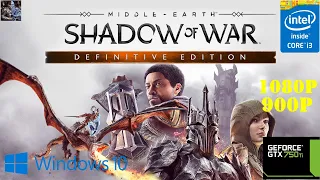 Middle Earth Shadow of War Definitive Edition ON GTX 750 Ti