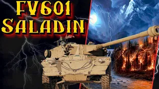 FV601 Saladin - Британский колёсный средний танк 8 уровня / Мир Танков