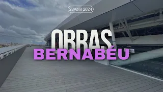 23 Abril 2024. Obras interior Santiago Bernabéu hoy remodelación