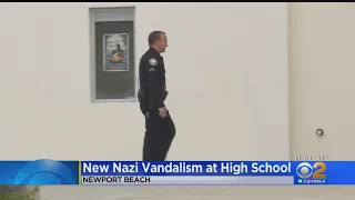 High School In Newport Beach Vandalized With Nazi Posters