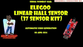 Elegoo 37 Sensor Kit Linear Hall Sensor - Using it from PC or Arduino using Serial Wombat 18AB