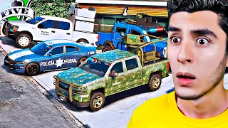 ROBANDO COCHES de POLICIA MEXICANA en GTA 5! (Mods)