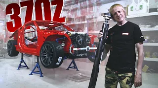 Красный и опасный Nissan 370 Z