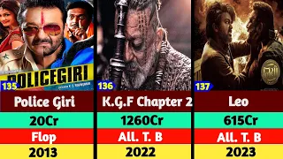 Sanjay Dutt (1981-2023) All Movie list | Sanjay dutt all movies list hit or flop 2023