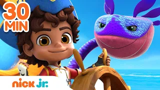 Santiago of the Seas Races Against Sea Dragon! 🐢 | 30 Minute Compilation | Nick Jr.