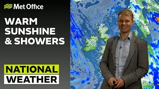 30/08/23 – Sunshine and Showers – Afternoon Weather Forecast UK – Met Office Weather