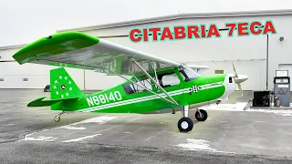 Tailwheel Lesson in the Citabria! - Full Flight with cockpit audio