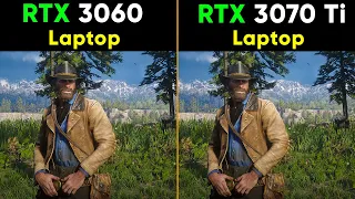 Red Dead Redemption 2 RTX 3060 Laptop vs. RTX 3070 Ti Laptop