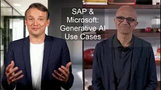 SAP & Microsoft: Generative AI Use Cases | SAP Sapphire 2023