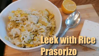 LEEK with RICE // Prasorizo // How to cook leek