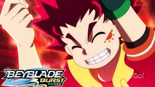 Beyblade Burst Surge Episode 10 English Dub Hyuga Vs Dante Round 1