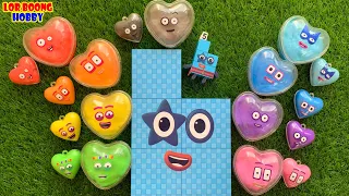 Numberblocks   The Best MOMENT CLAY 2 FACE LOVE BIG vs mini  NEW FACE BIG 500 Puzzle Tetris   Number