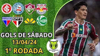 TODOS OS GOLS DESTE SÁBADO 13/04/2024 GOLS DE HOJE, GOLS DO DIA, GOLS DA RODADA DO BRASILEIRÃO 2024.